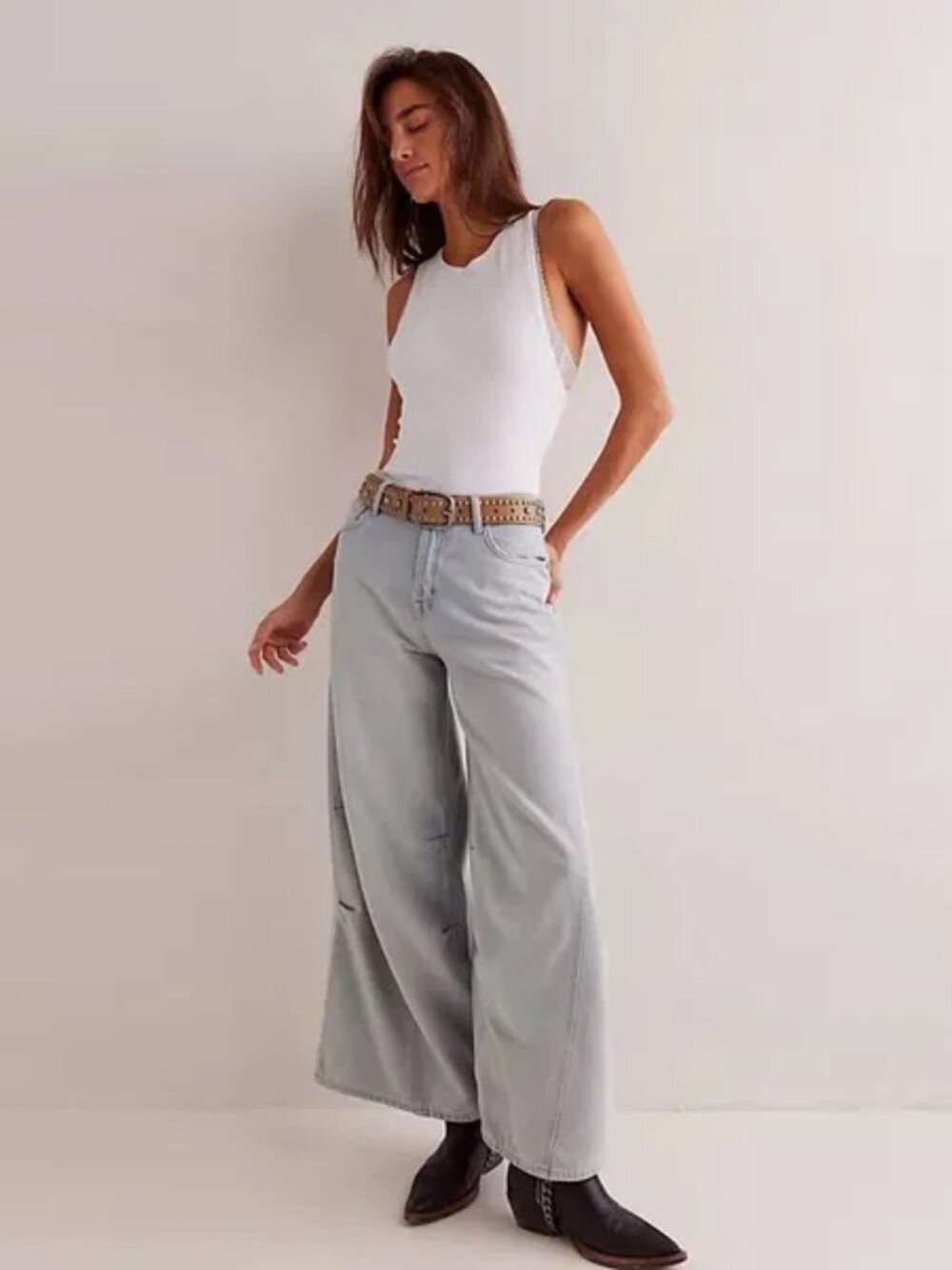 Free People Westward Demi Jeans NWT - Picture 1 of 14